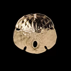 14K Yellow Gold Estate Sand Dollar Charm