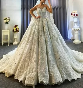 2021 Luxury Heavy Beading Wedding dress