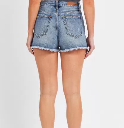 90's Style High Rise Mom Shorts