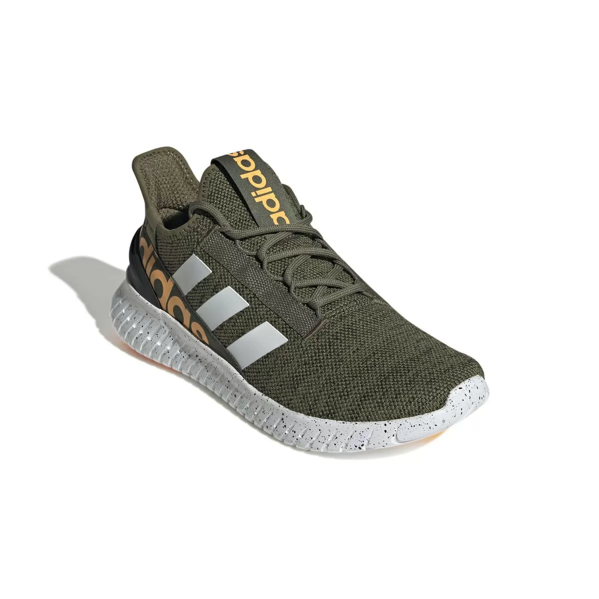 ADIDAS GY3676 KAPTIR 2.0 MN'S (Medium) Olive/White/Black Knit Running Shoes