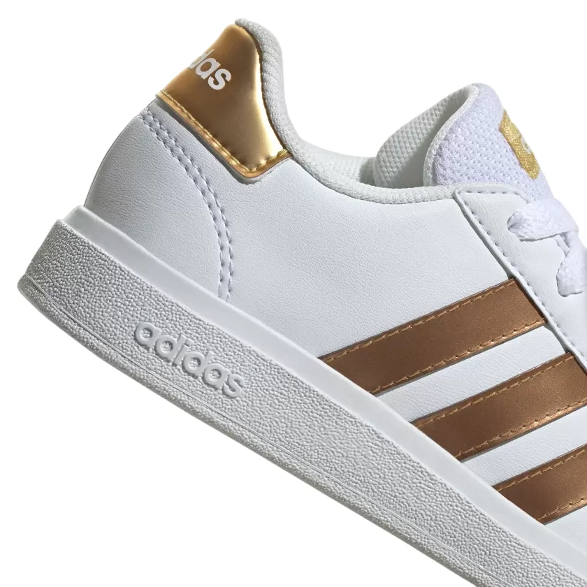 Adidas unisex sneakers Grand Court 2.0 K GY2578 cloud white-matte gold