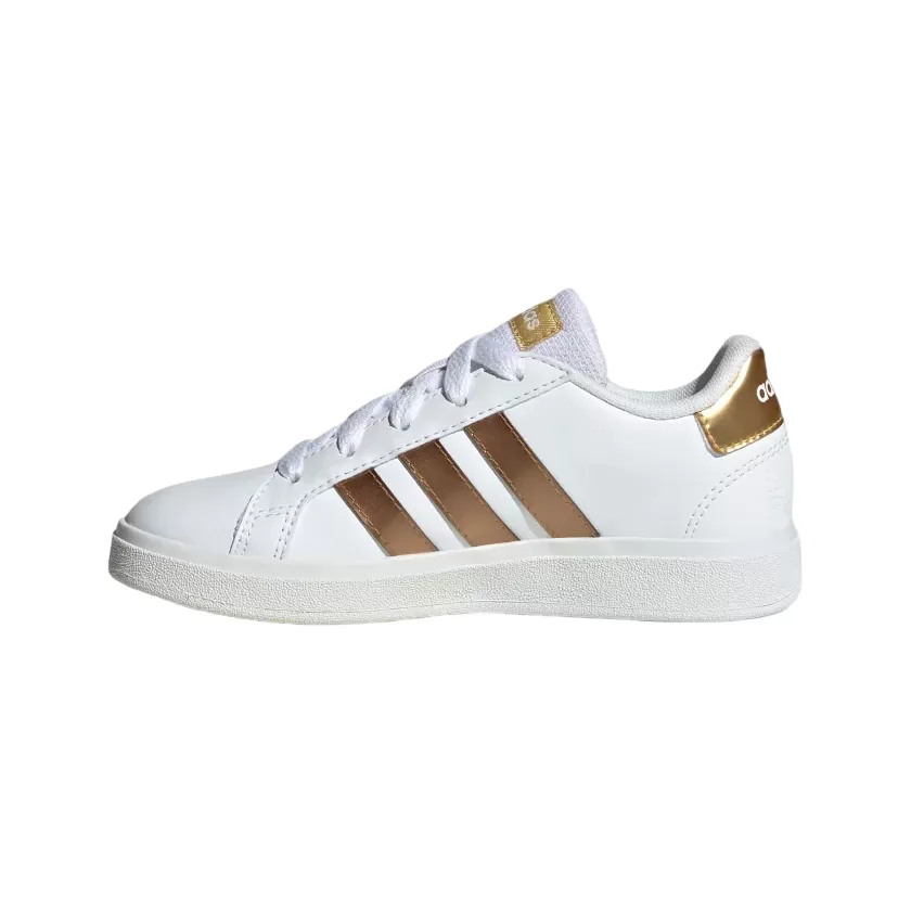 Adidas unisex sneakers Grand Court 2.0 K GY2578 cloud white-matte gold