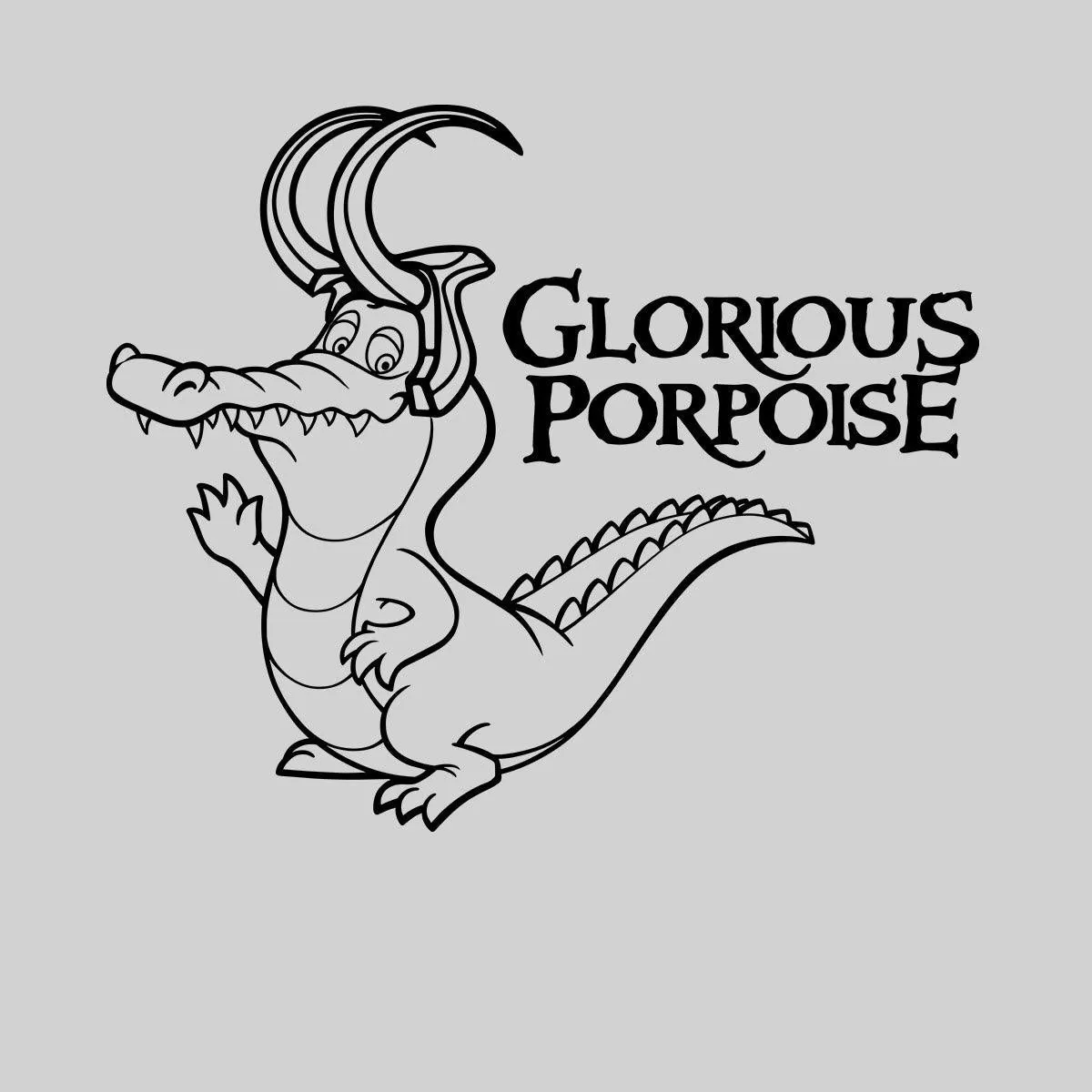 Alligator Loki Marvel Superhero Comic Glorious Porpoise T-Shirt Kids Adults Unisex Tee