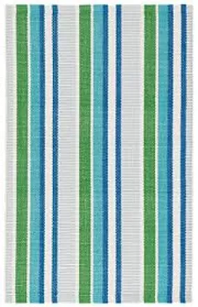 Annie Selke - 2x3 Cobalt/Green Blue Indoor/Outdoor Rug