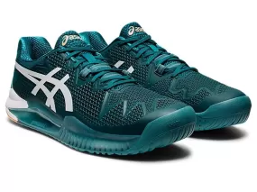 Asics Gel Resolution 8 Tennis Shoe - Velvet Pine/White