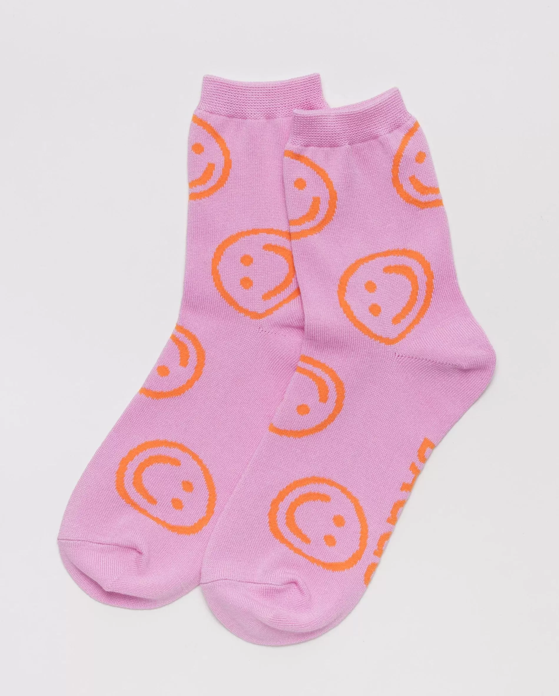 Baggu - Peony Happy - Crew Sock