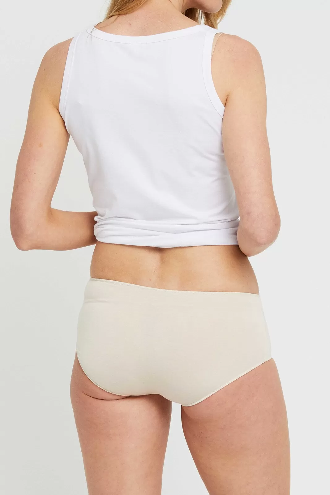 Bamboo Hipster Briefs - Ecru