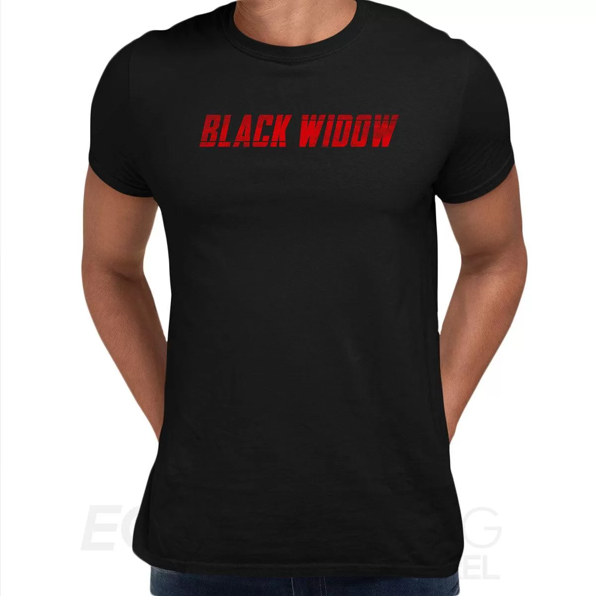 Black Widow Action Hero Marvel Tee Adventure Superhero Adult Kids Gift Top Unisex Typographygraphy