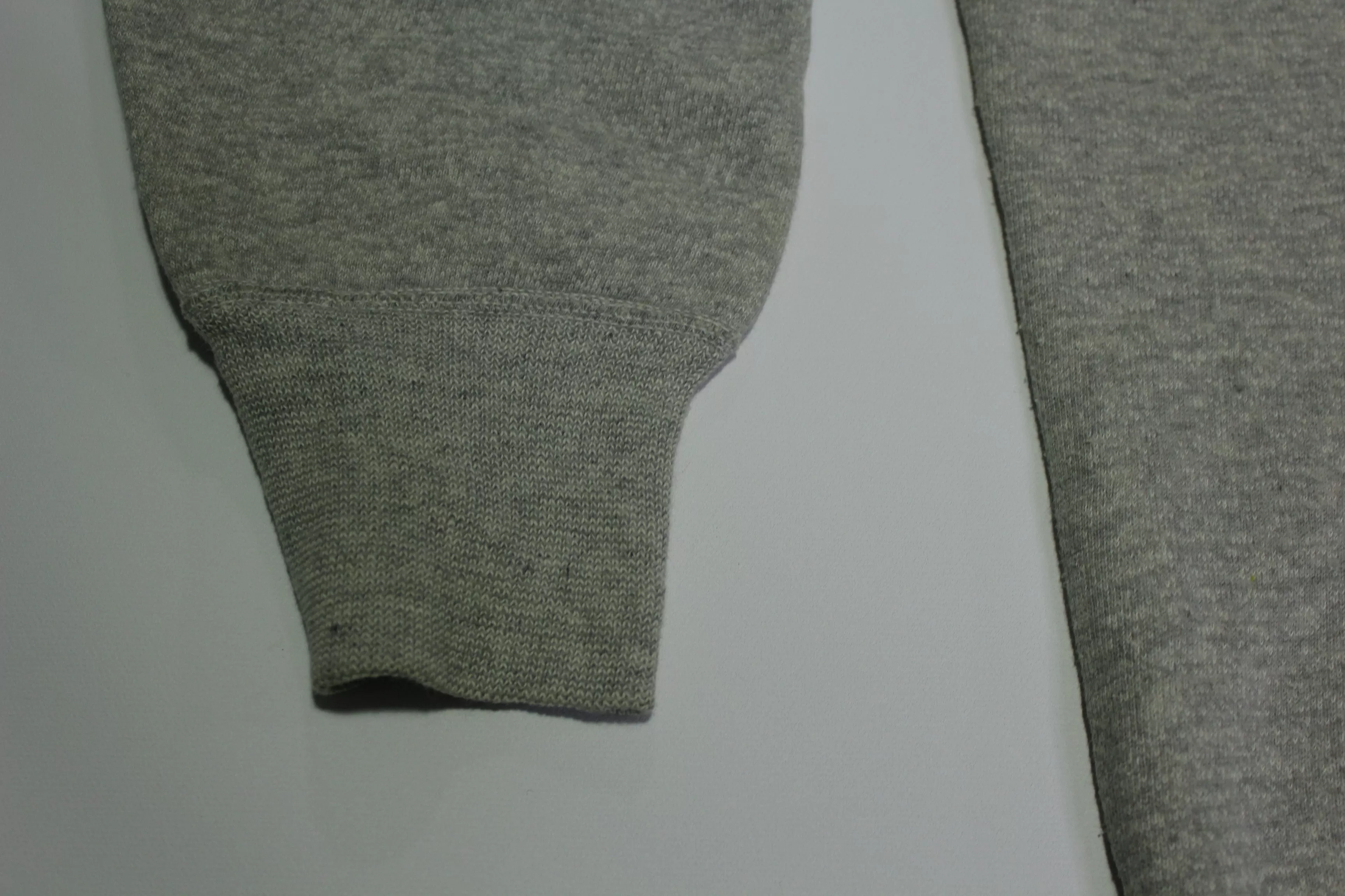 Blank Heathered Grey 60's Vintage Gusset Chain Stitched Crewneck Sweatshirt