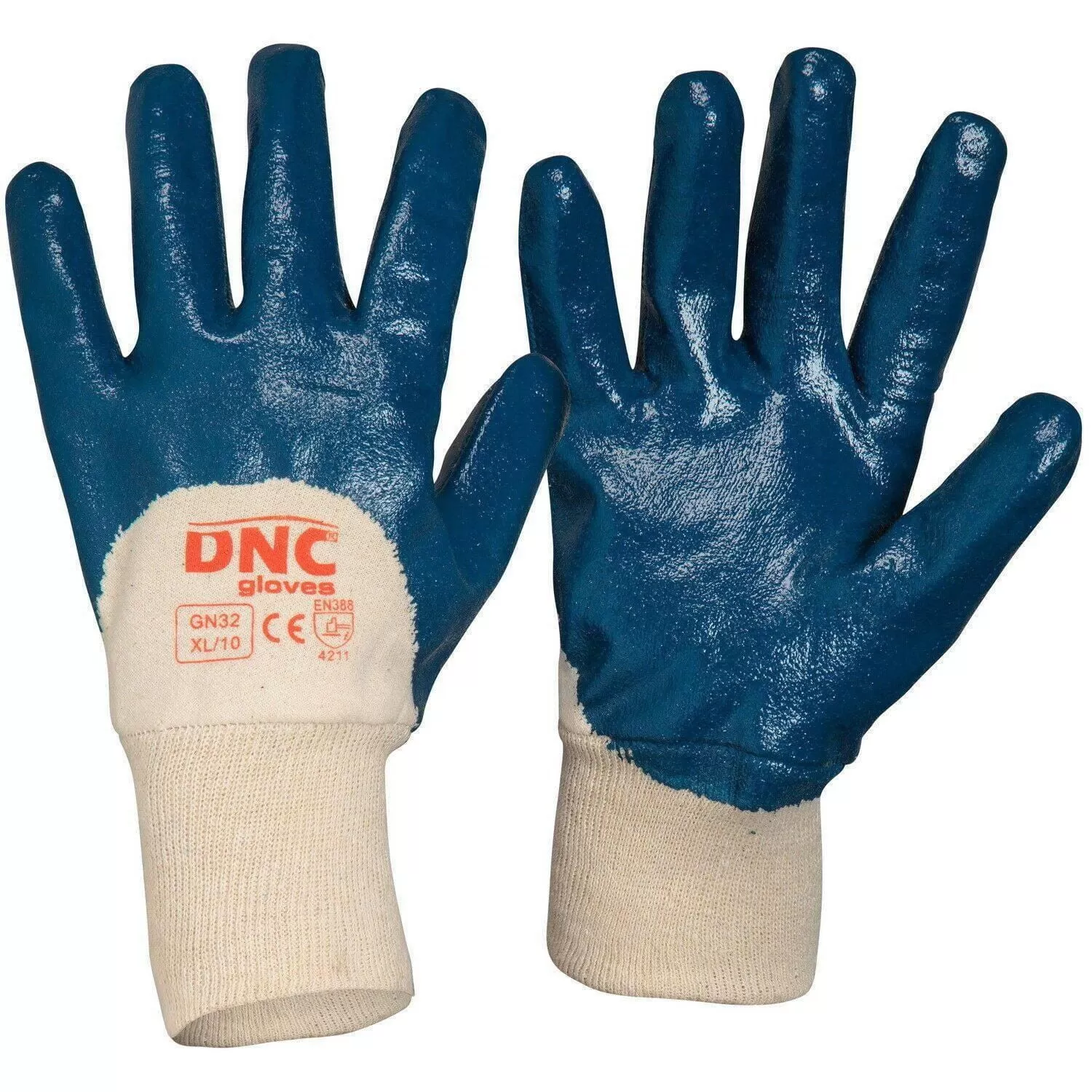 Blue Nitrile 3/4 Dip