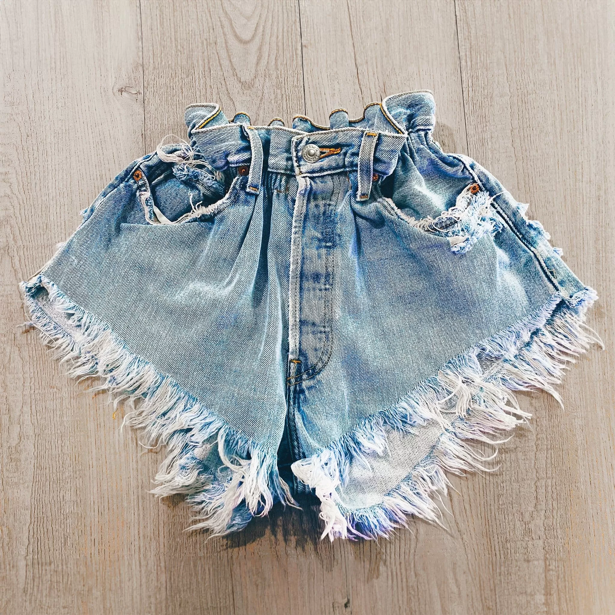 Boho Vintage High Waisted Shorts