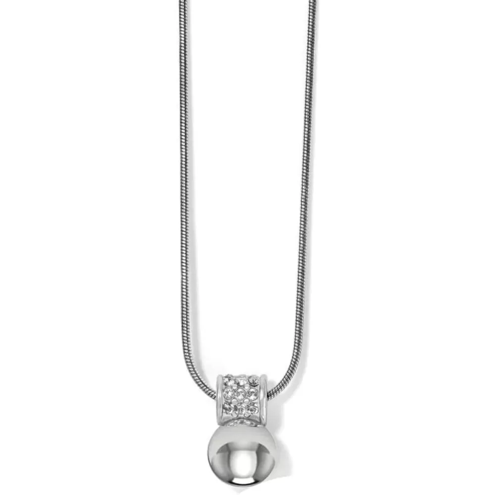 Brighton Meridian Petite Necklace-Silver Tone