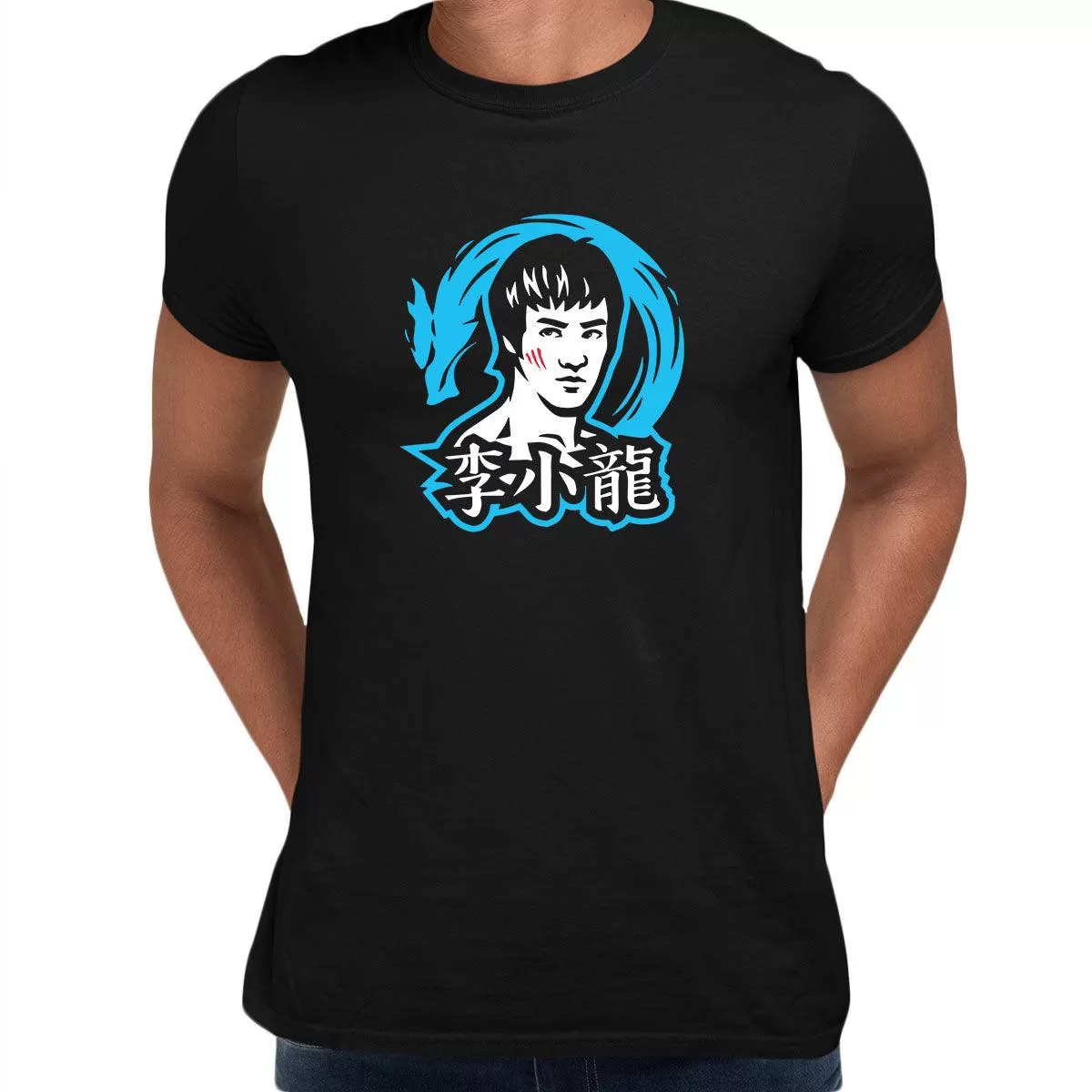 Bruce-Lee-Typographygraphy Movie Adult Unisex T-Shirt