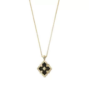 Buccellati - Opera Tulle - Pendant Necklace, 18k Yellow Gold with Onyx