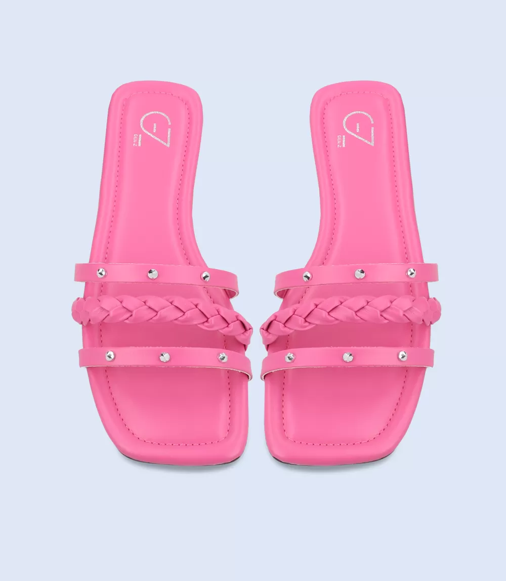 BW9473-PINK-Women Slipper