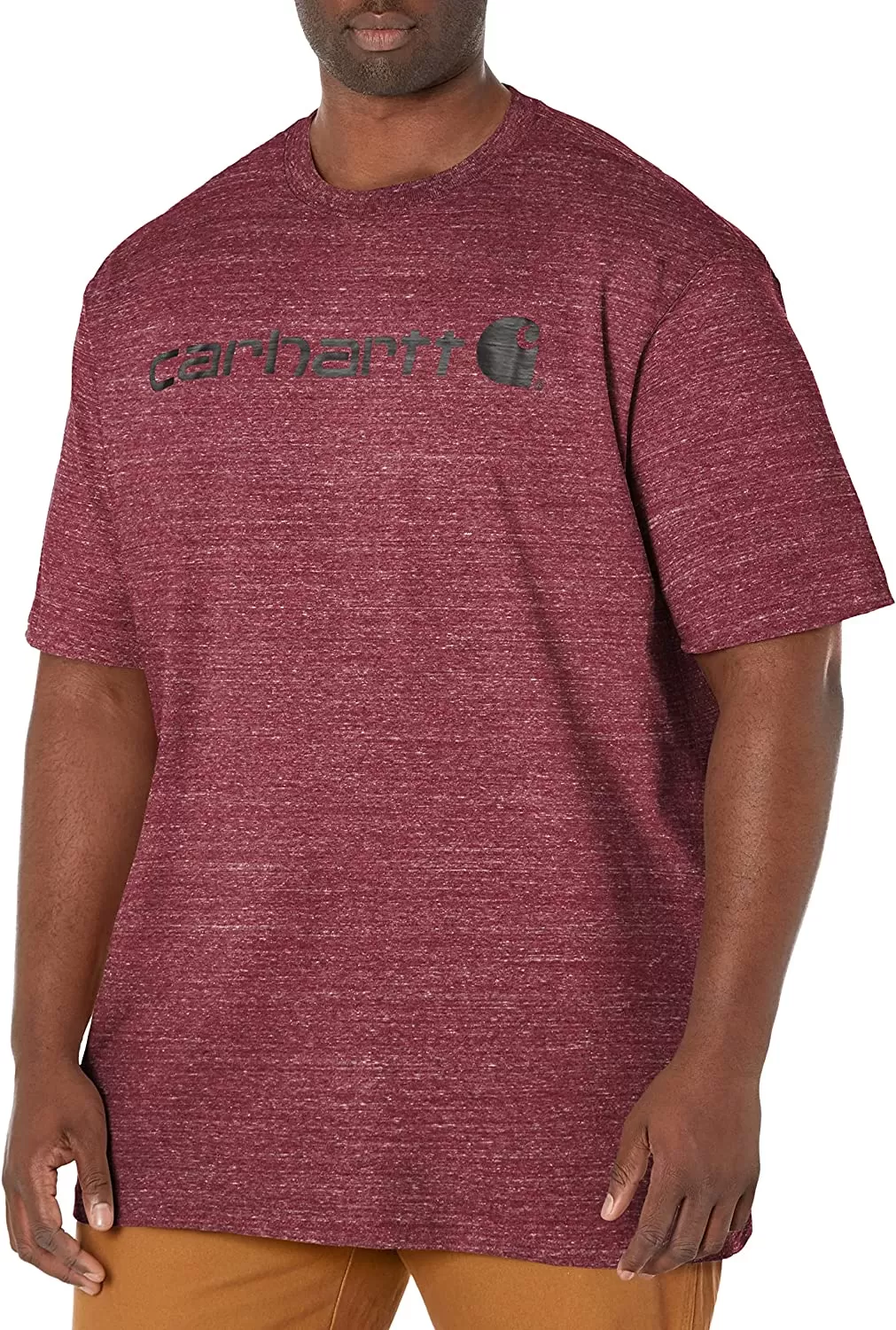 Carhartt Men's Heavyweight Short Sleeve Logo T-Shirt