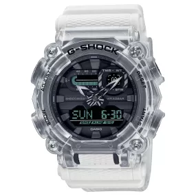 Casio G-Shock GA900SKL-7A Sound Waves Clear Transparent Watch