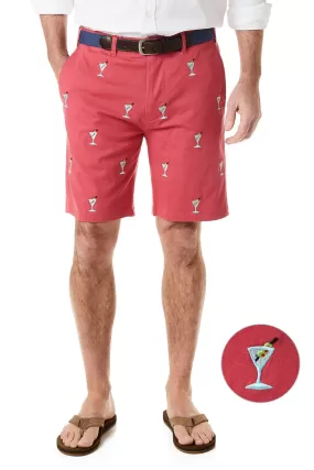 Castaway Cisco Shorts Embroidered - Hurricane Red/Martini