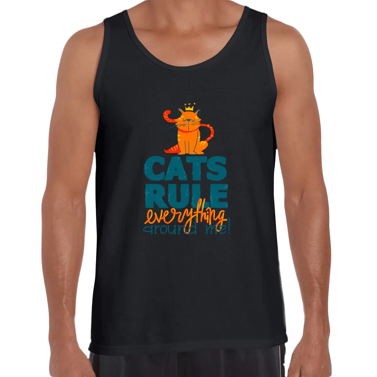 Cats Rule Everything Around Me - T-shirts For The Crazy Cat Ladies or Men