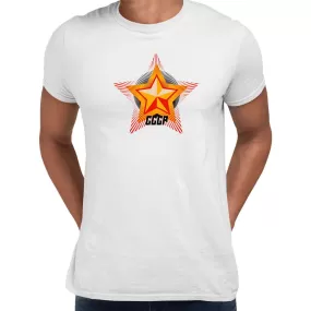 CCCP Russian Star Communist Party Symbol of the Soviet Union Typographygraphy Unisex T-shirt