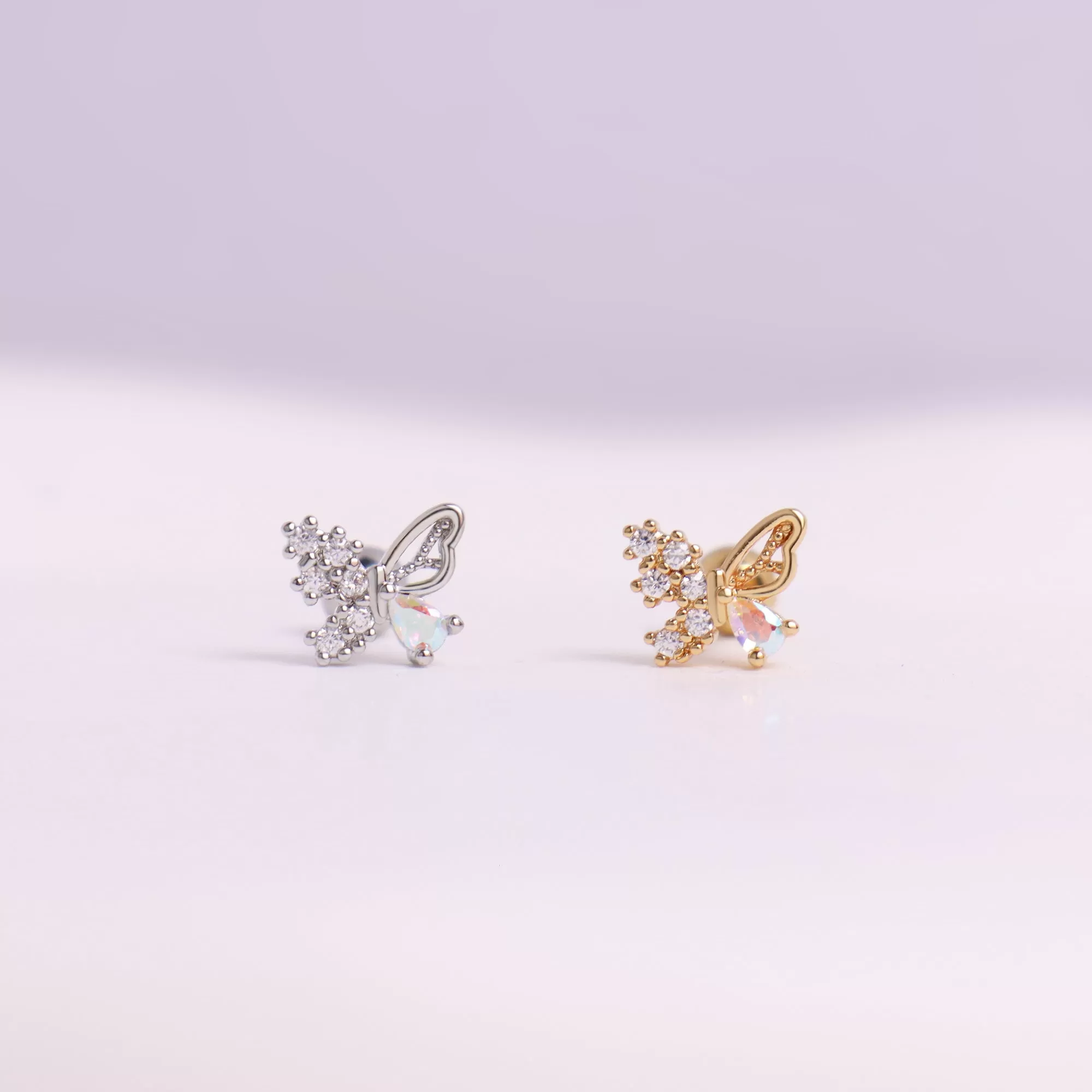 Charm Butterfly Stud