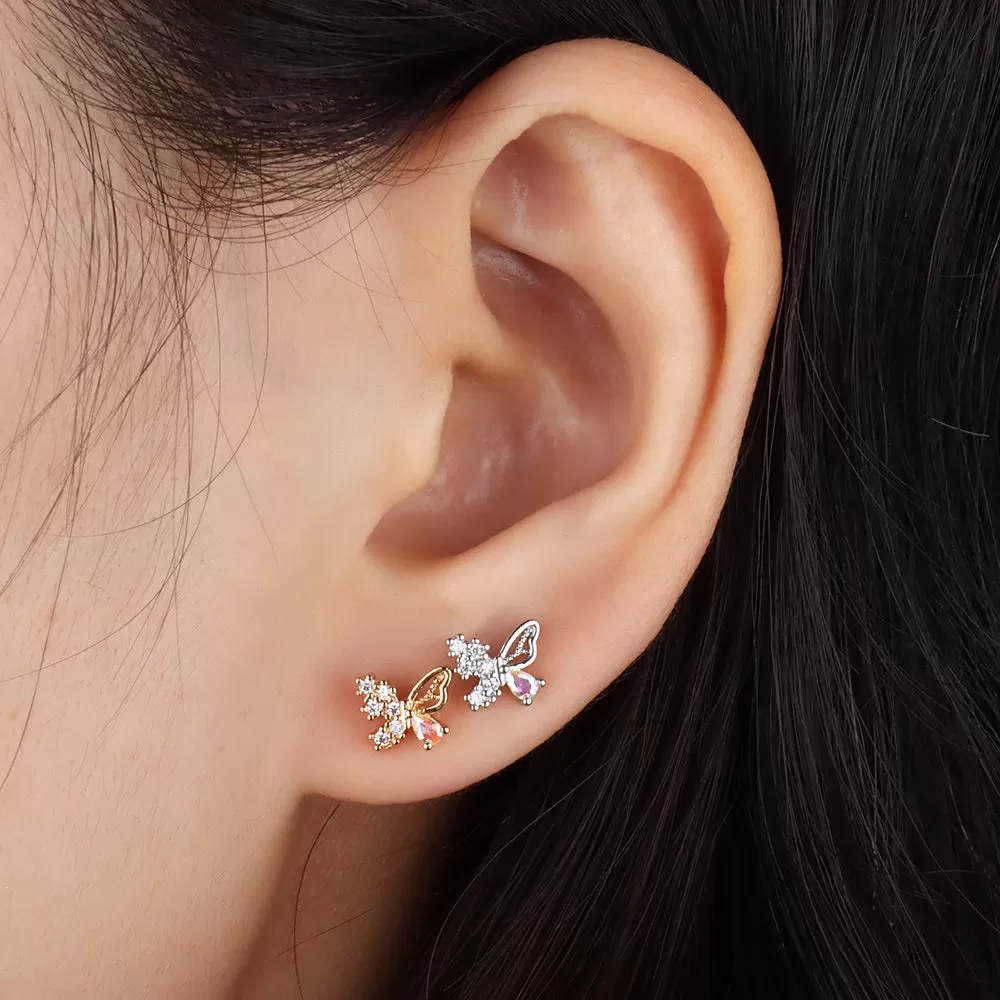 Charm Butterfly Stud