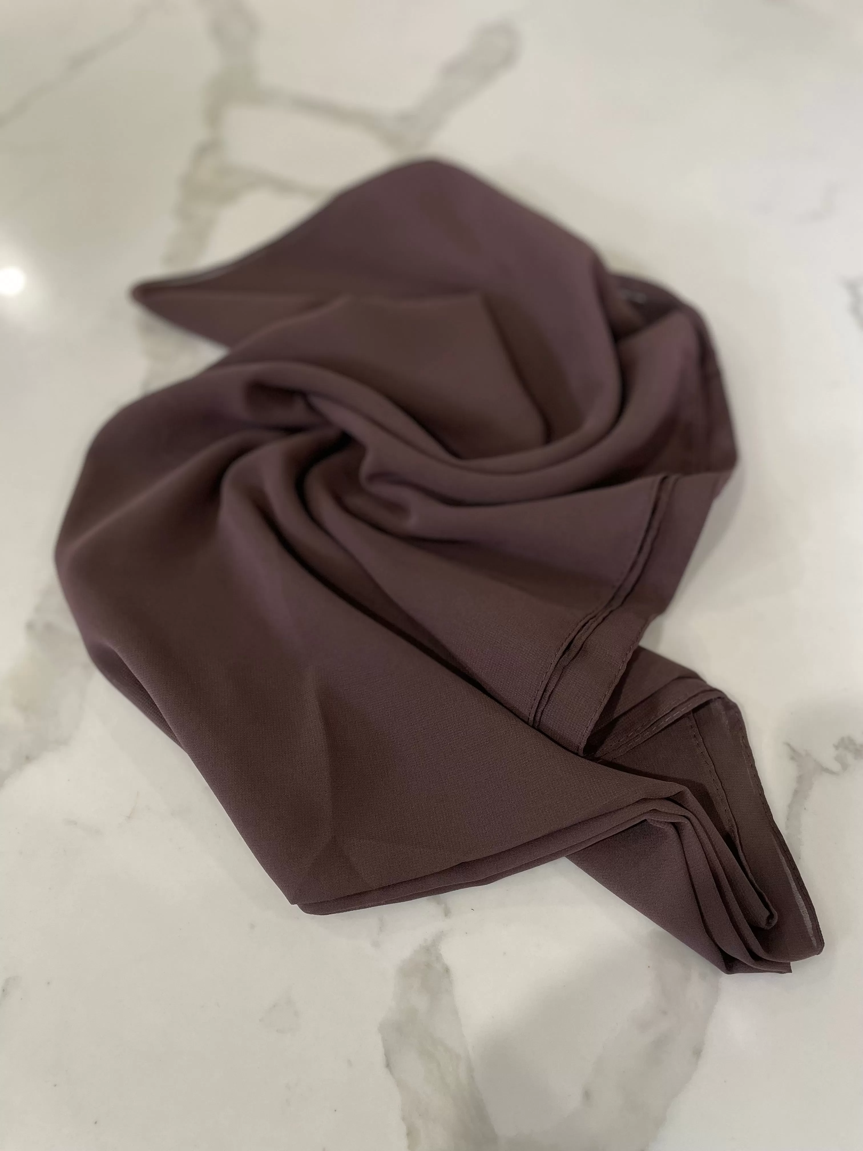 Chiffon Square - Dark Taupe