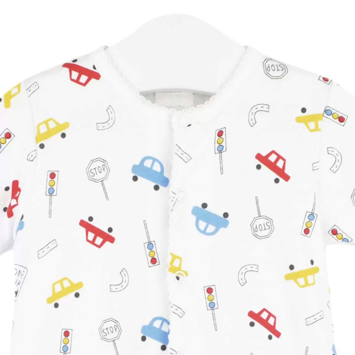 City Cars Printed Footie | Baby Boy