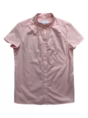 {Clearance Stock} Organic Cotton Short-Sleeve Shirt in Pink