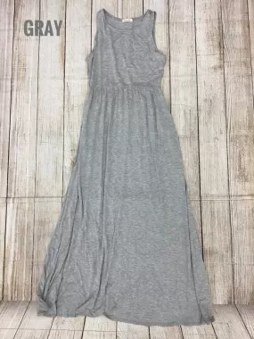 Cotton Bleu Maxi Dress