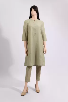 Cotton Jacquard Stitched 2 Piece (Shirt/Trouser)