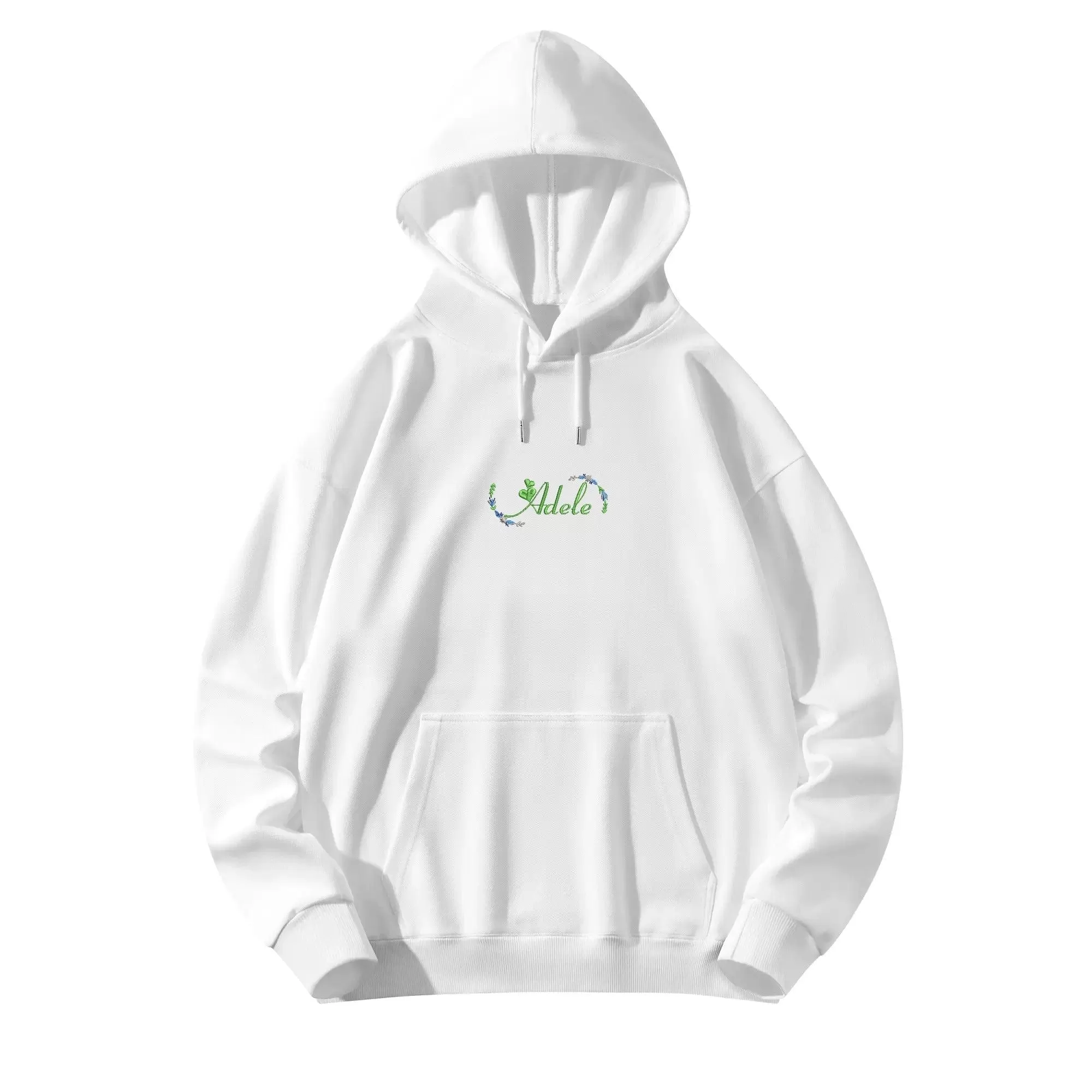 Custom Name Unisex Embroidered Hoodie Personalized Sweatshirt