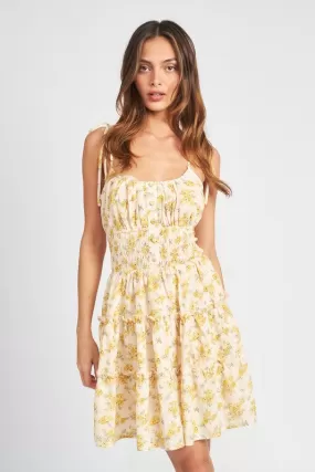 Daisy Spaghetti Strap Dress