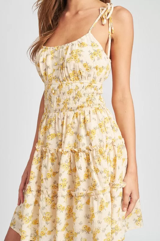 Daisy Spaghetti Strap Dress