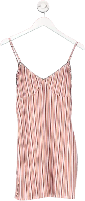 Daisy Street Multicoloured Choe Davie Striped Cami Dress UK 10