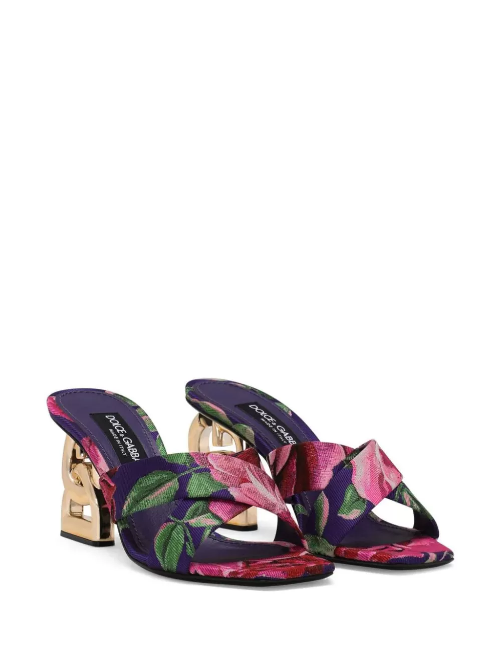 Dolce & Gabbana Floral Mules