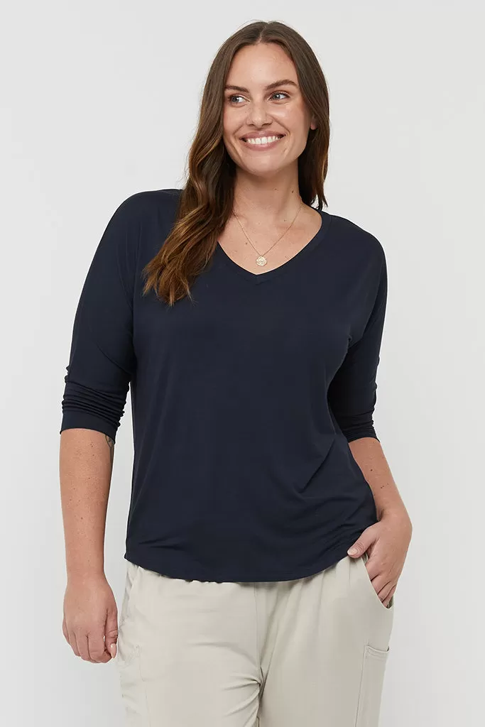 Dolman Sleeve Top - Dark Navy