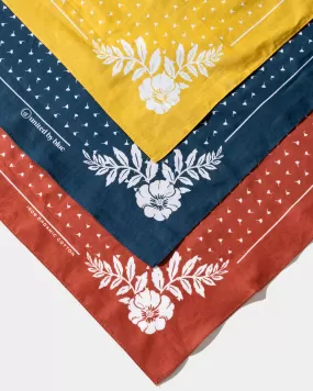 Floral Crescent Bandana 3-Pack