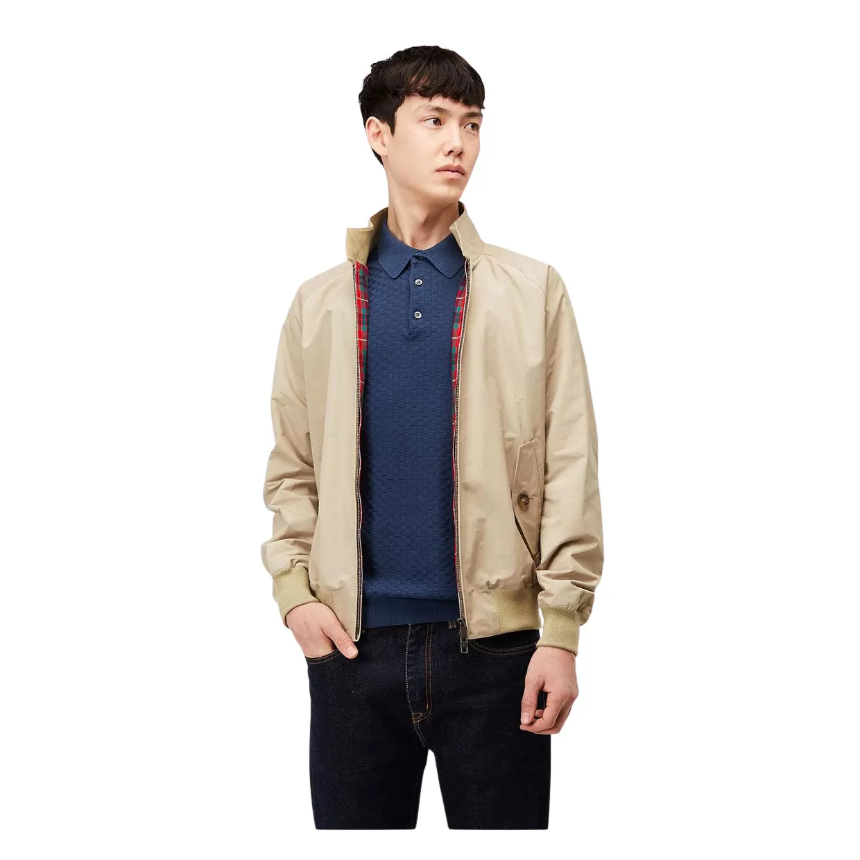 Giubbino Uomo Baracuta G9 Harrington Beige