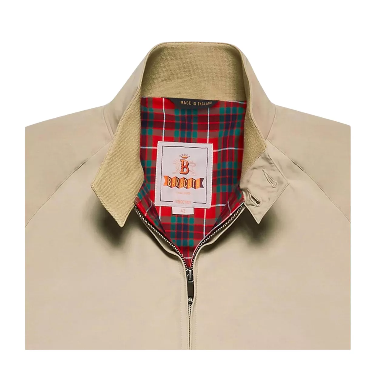 Giubbino Uomo Baracuta G9 Harrington Beige