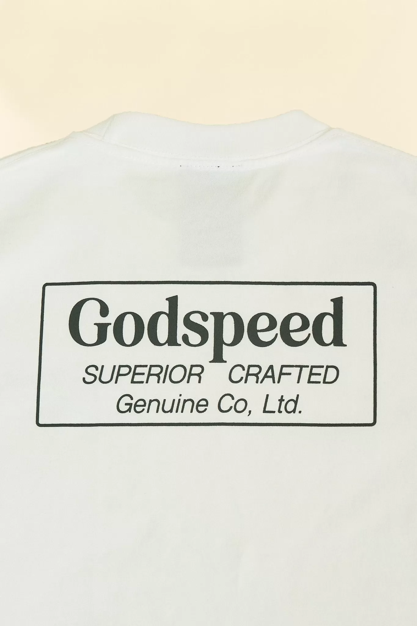 Godspeed 'Genuine' Heavyweight Organic T-Shirt - White