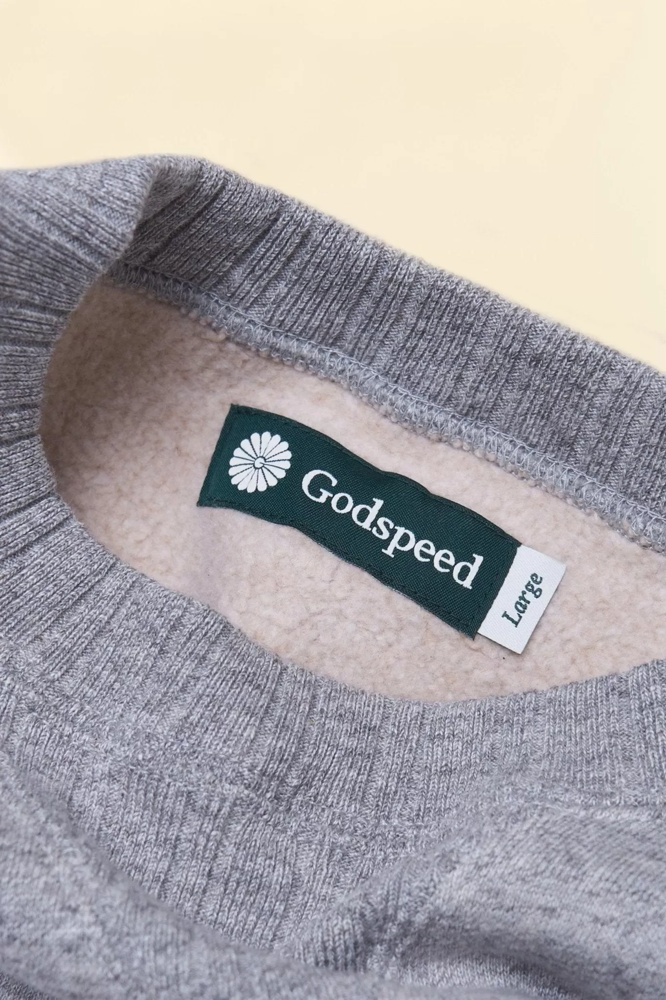 Godspeed Tsuriami Loopwheel Cotton Sweatshirt - Grey