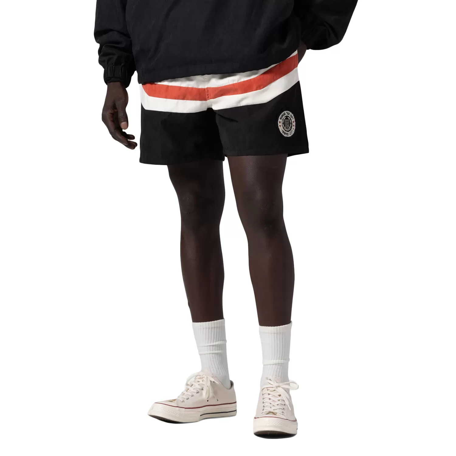 Honor The Gift Brushed Poly Track Short Black