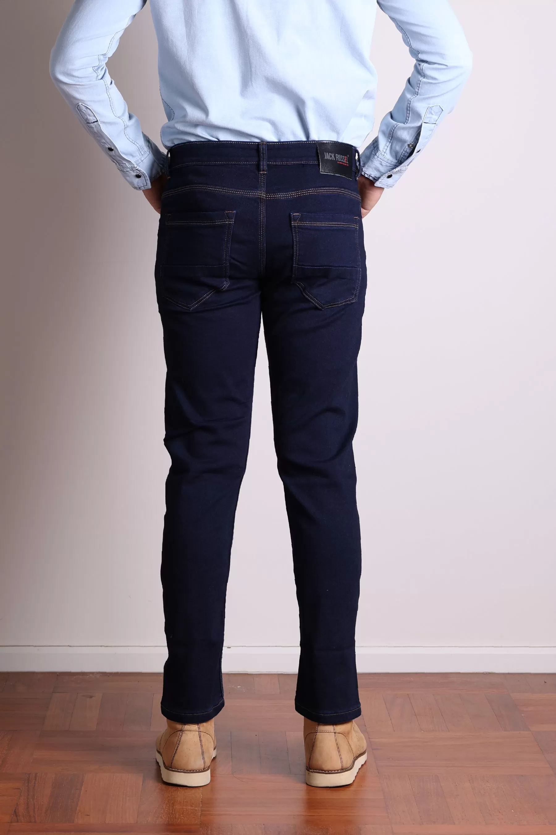 JACK RUSSEL MEN  SLIM-FIT  รุ่น J-810/DB สี DEED BLUE