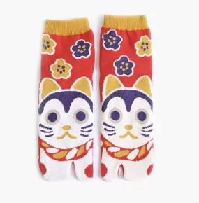 Japanese Tabi Ankle Socks | Cat