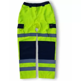 Kapton® High Visibility Polycotton Cargo Combat Work Trousers