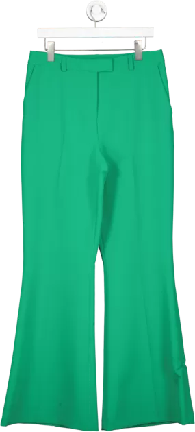 Karen Millen Green Clean Tailored Kickflare Trouser UK 14