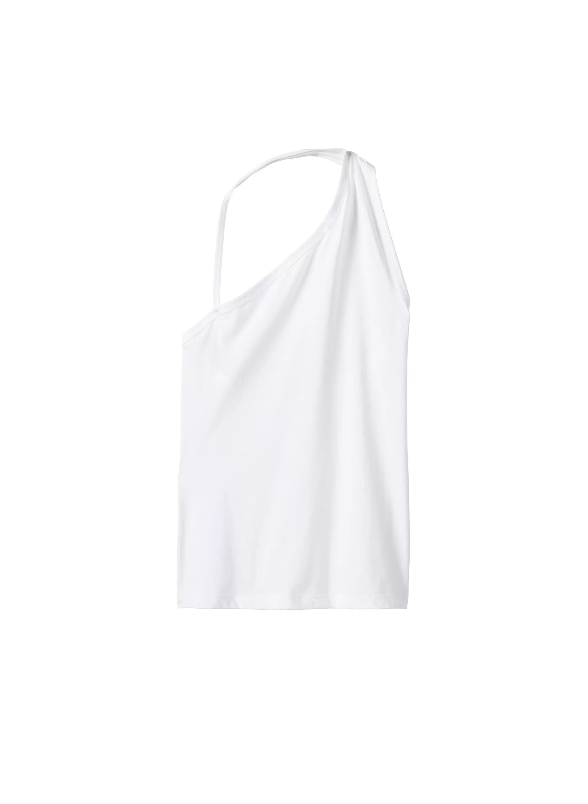 Krista Asymmetric Cotton Jersey Tank