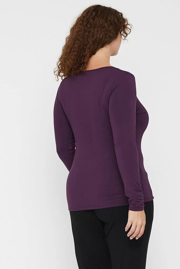 L/S Layering Top - Plum