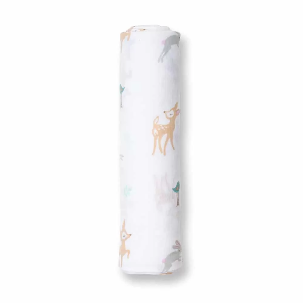 Lulujo Cotton Swaddle - Little Fawn